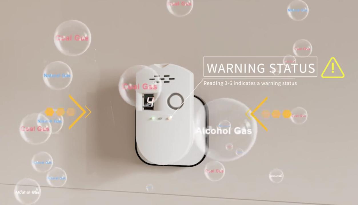 Ningbo PDlux PD-GSV8 Smart Gas Alarm-Zaawansowany system wykrywania i bezpieczeństwa gazu