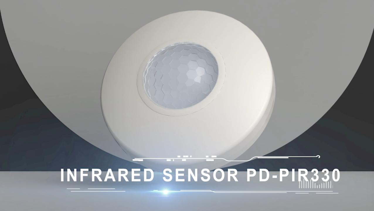 Seria PDlux PD-PIR330 | Inteligentne czujniki ruchu w podczerwieni